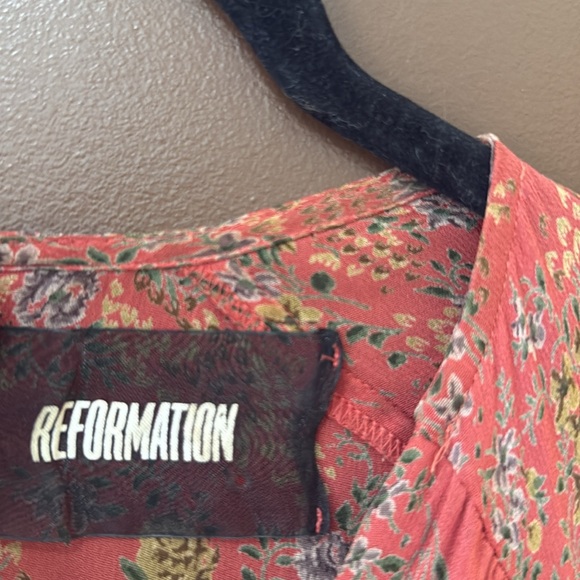 REFORMATION Floral Deep V Maxi Dress - Picture 3 of 6